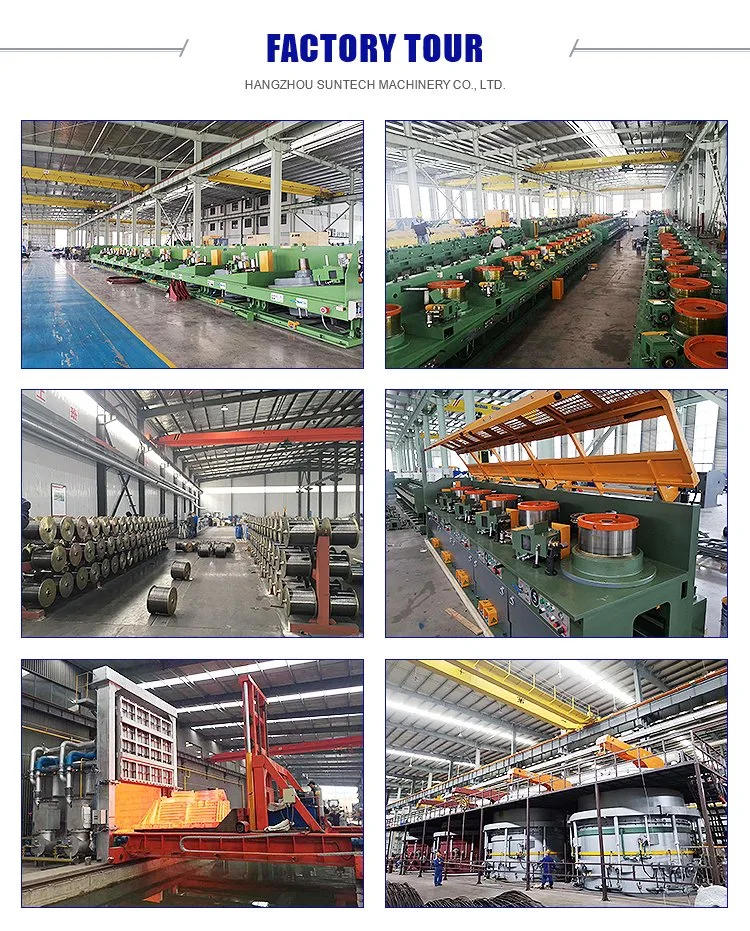 Suntech Online Annealing Copper Steel Wire Wet Wire Drawing Machine