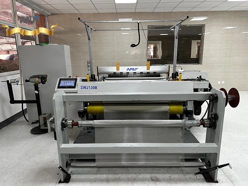 High Speed Endless Take up Dobby Shedding Shuttleless Wire Mesh Weaving Machine